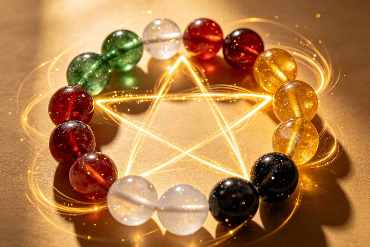 Trova la tua vibrazione di cristallo: la guida definitiva alla guarigione, allo zodiaco, alle pietre natali e agli elementi