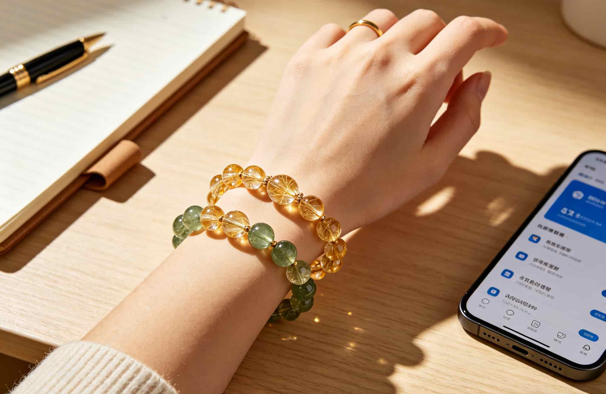 How to Stack Crystal Bracelets Without the Energy Clash