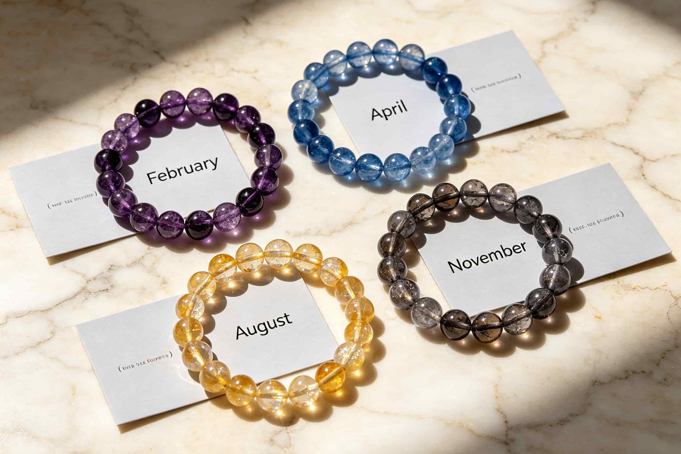What’s Your Birthstone Crystal? Design a Custom Bracelet for Your Vibe