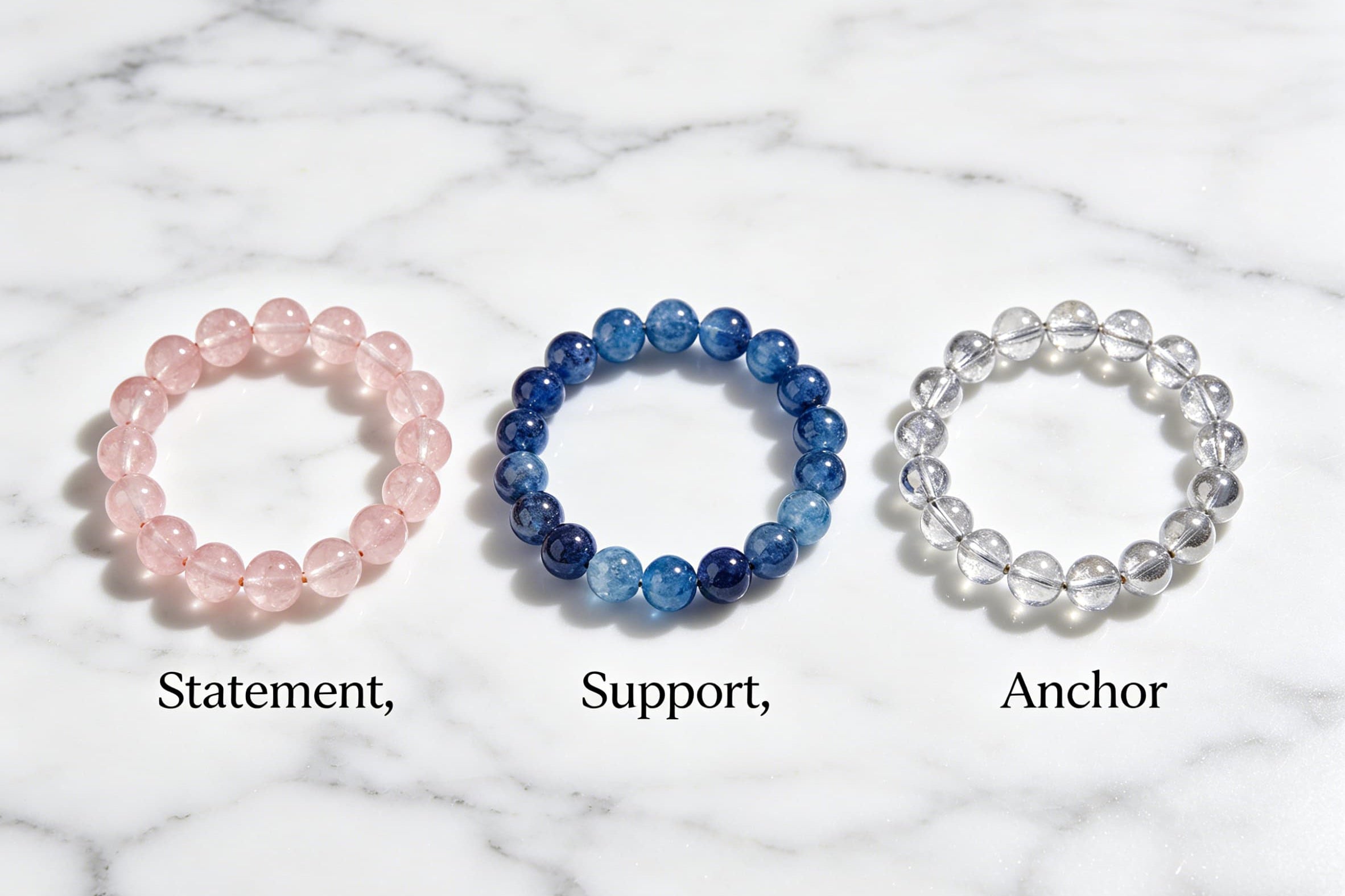 Crystal Stacking: How to Layer Bracelets Without the Clutter