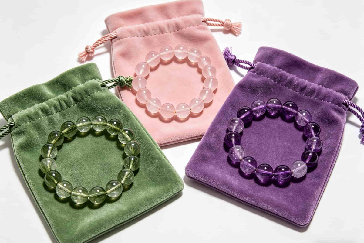Come conservare i tuoi braccialetti di cristallo (così dureranno per sempre)