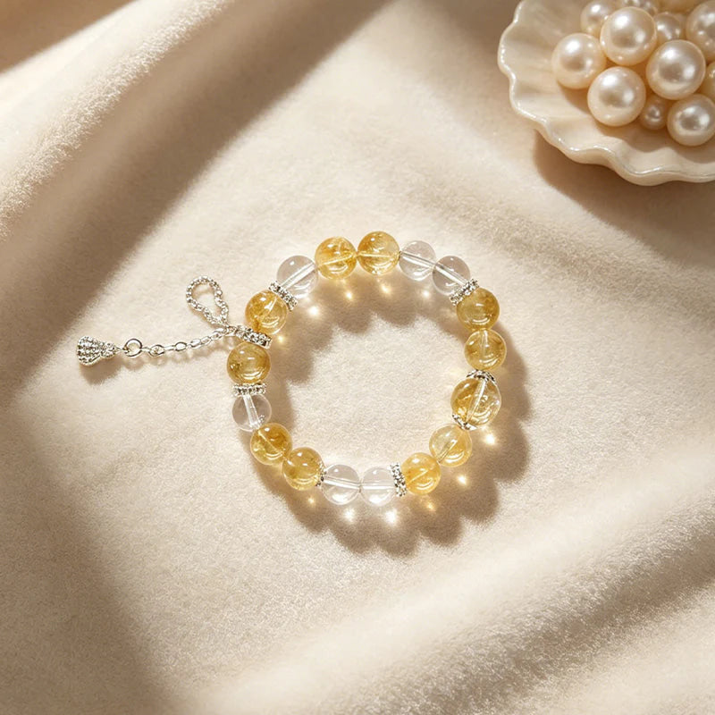 Manifest Your Fortune · Citrine, Golden Rutile & Clear Quartz