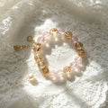 Gentle Heart · Rose Quartz with Warm Golden Rutile