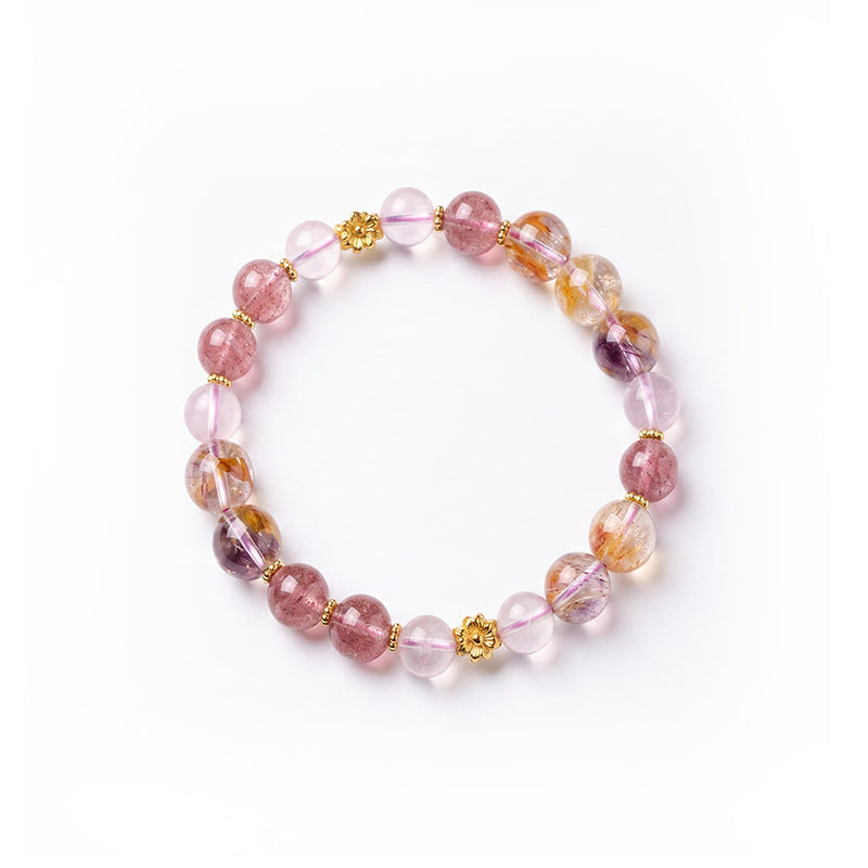 Sunset Blossom Bracelet — Love, Bloom & Glow.