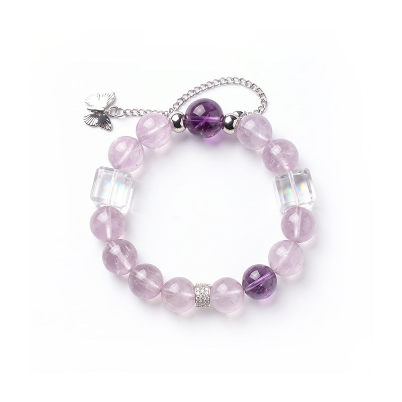 Violet Dream Bracelet — Calm, Clear & Wrapped in Love.