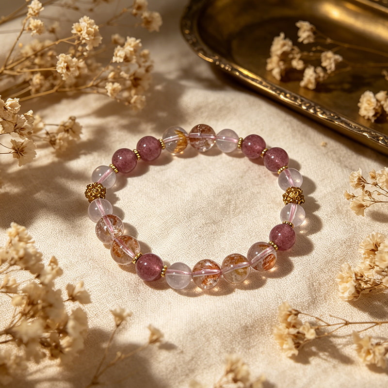 Sunset Blossom Bracelet — Love, Bloom & Glow.