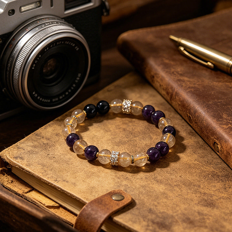 Golden Crown Bracelet — Wealth Meets Wisdom. Own Both.