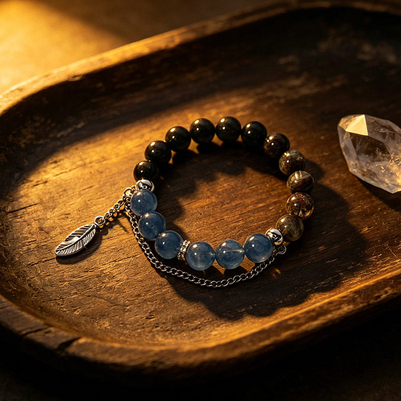 Bracciale Deep Forest — Dove l'Oceano Incontra il Bosco.