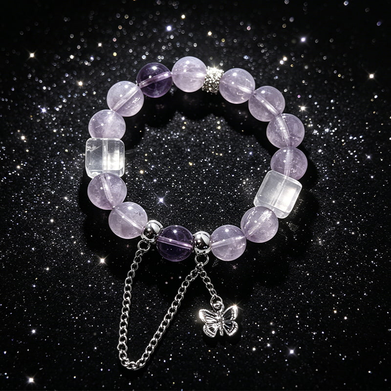 Violet Dream Bracelet — Calm, Clear & Wrapped in Love.