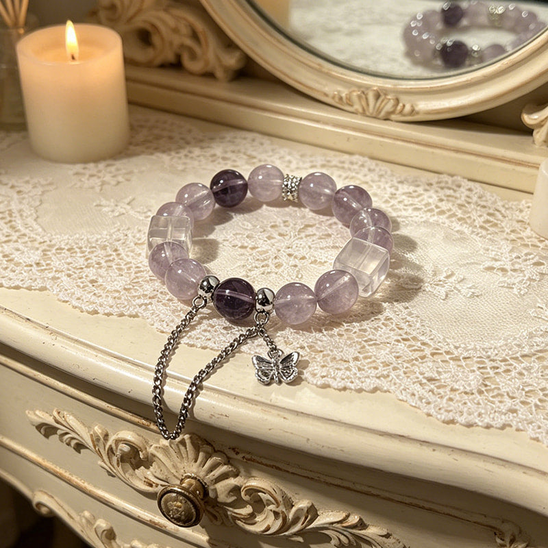 Violet Dream Bracelet — Calm, Clear & Wrapped in Love.